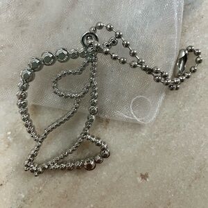 Baby Phat Kimora Lee Simmons vintage bling logo keychain y2k 2000s silver SALE